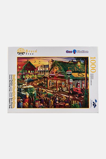 Brain Tree Gas Station 1000 Pieces Jigsaw Puzzle
