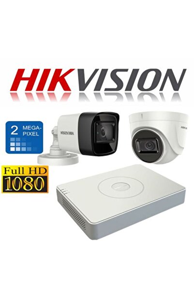 Hikvision Full Security System (1 Outdoor Security Camera 2.0 MP + 1 Indoor S...