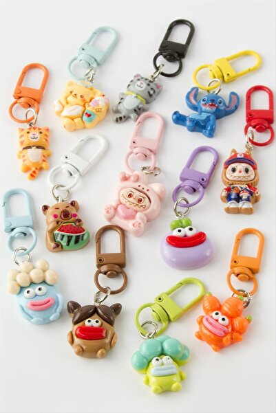 Bijuteri Net Karışık Figürlü Fermuar Charm