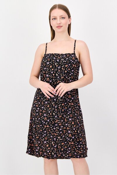 Vans Women Floral Print Mini Dress, Multicolor