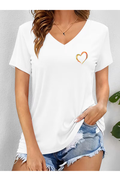 YUNAYT ΓΥΝΑΙΚΕΙΟ ΜΠΛΟΥΖΑΚΙ ΜΕ ΛΑΜΨΗ ΣΕ ΣΧΗΜΑ V ΚΑΙ ΣΤΑΜΠΑ