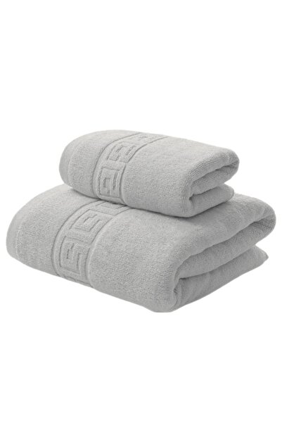 NufJoy Set of 2 towels, 100% cotton, 500 g/m², 70x140 cm+ 50x90 cm