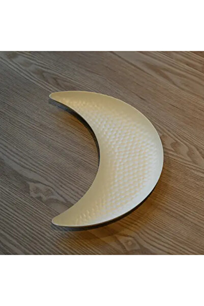 Generic Ramadan Serving Plate with Crescent Design
