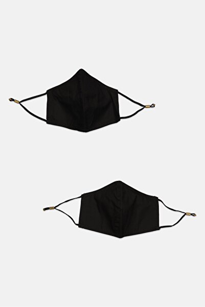 Universal Thread 2 Pack Reusable Face Mask, Black