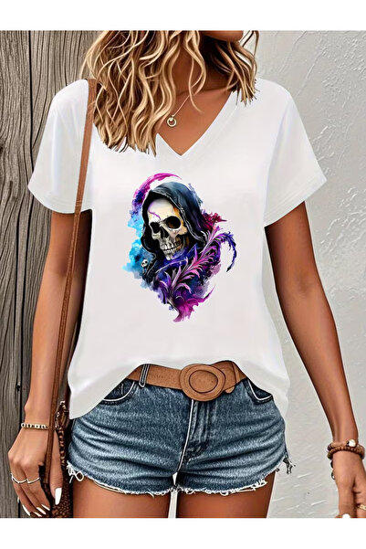 YUNAYT ΓΥΝΑΙΚΕΙΟ ΜΠΛΟΥΖΑΚΙ ΜΕ ΛΑΜΨΗ ΣΕ ΣΧΗΜΑ V ΚΑΙ ΣΤΑΜΠΑ