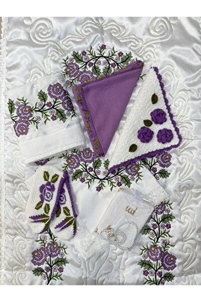 Şatilli Handmade Çeyizlik hediyelik bohça gelin kaynana bohça patik lif iğne ...