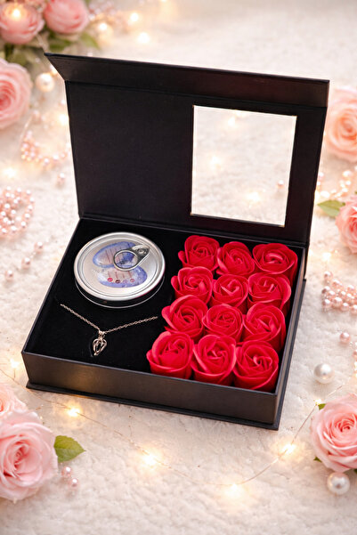 Kalpkutusu İstiridye İçinden Çıkan İnci Kolye – Dilek Tut Aç Sürpriz Hediye Seti