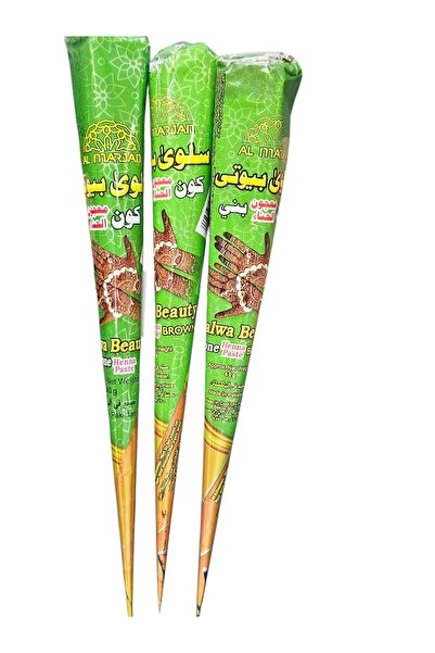 ASEEL حناء نقش بني 3 قطعه