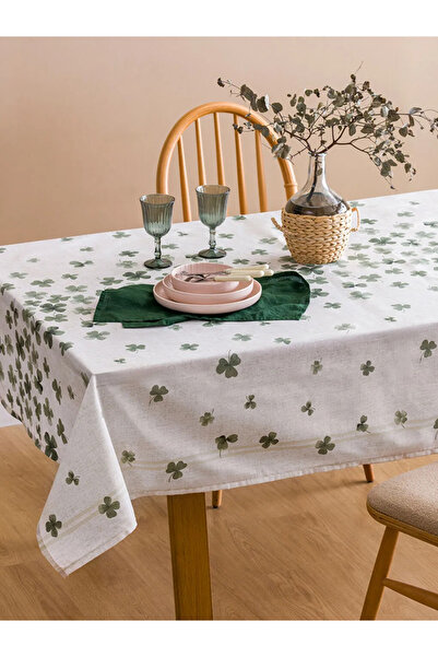 LC Waikiki LCW HOME Karışık Yonca Baskılı Masa Örtüsü 150x200 Cm