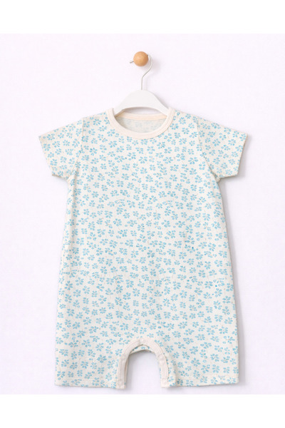 For My Baby Summer Patterned Baby Girl Jumpsuit