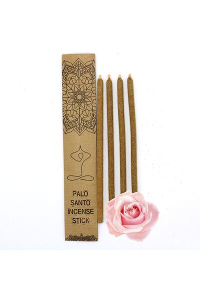 AW Gifts Bețișoare mari de tămâie Palo Santo - Trandafiri
