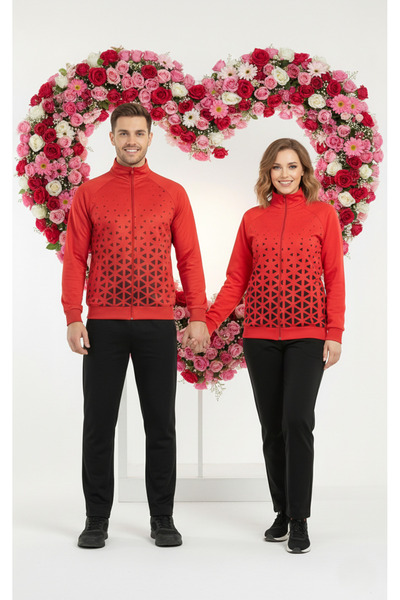 bumerangspor Lover's Combination Set of 2 - Flexible Zippered Tracksuit Set V...