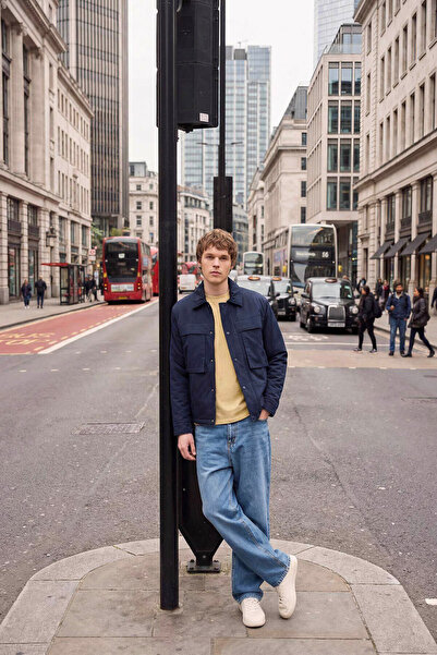 DeFacto Baggy Fit Blue Men's Jean Trousers E8422Ax/Nm28