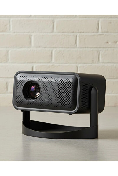 Eco Lounge Smart Projector Android TV Taşınabilir Gimbal Standlı
