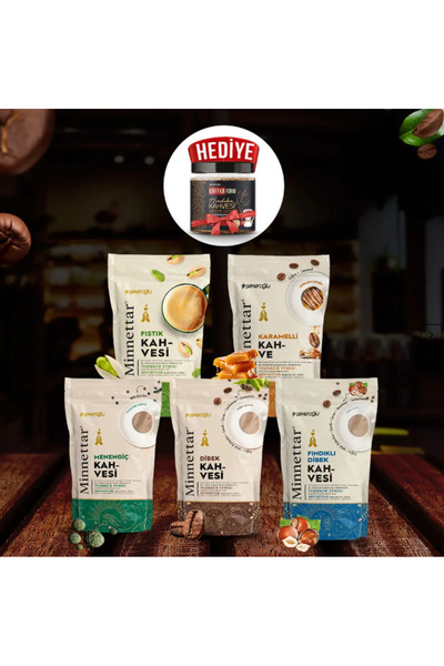 Şekeroğlu Minnettar Coffee Meeting Set with Chicory Coffee as a Gift