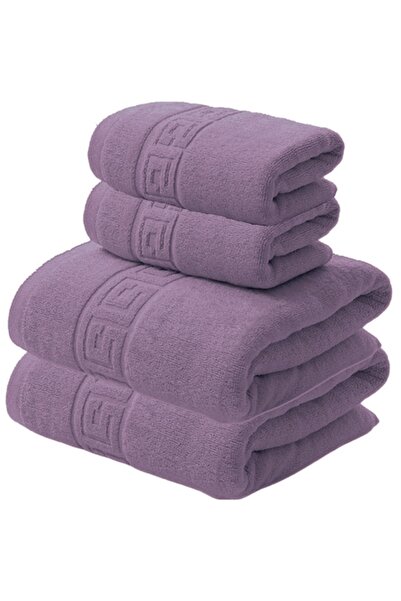 NufJoy Set of 4 towels, 100% cotton, 500 g/m², 2x 70x140 cm+ 2x 50x90 cm