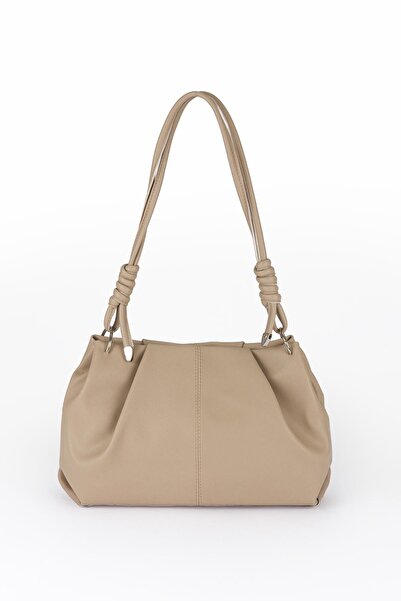 citycenterfashion Women's Shoulder Bag with Tie Detail and Magnet Closure Cty...