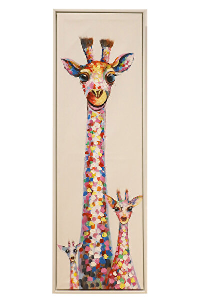 Generic Wall Art Painting of Two Giraffes