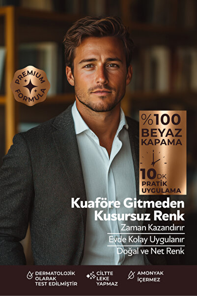 Softto Plus Expert Men Dark Brown Hair Color – Koyu Kahve / Geliştirilmiş Formül / Doğal Görünüm