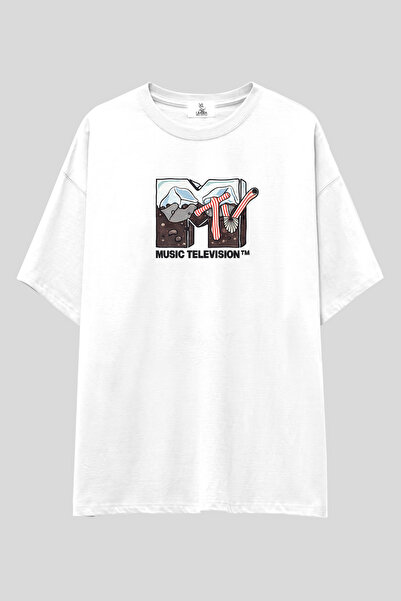 UmbraWear MTV Oversize majica | Unisex 100% pamuk vintage logo majica
