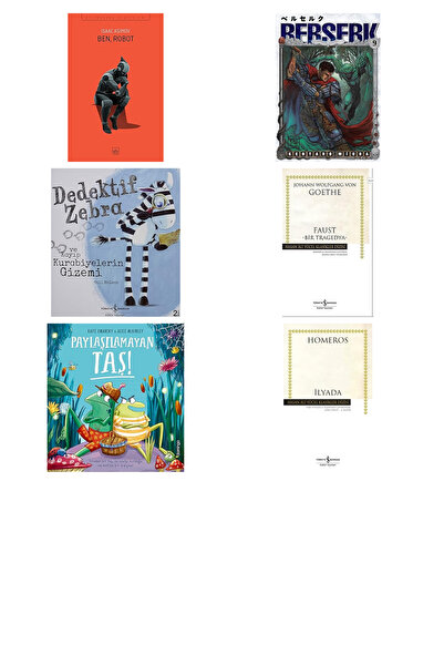 TÜRKİYE İŞ BANKASI KÜLTÜR YAYINLARI Ben Robot: Bilimkurgu Klasikleri... +5 Kitap