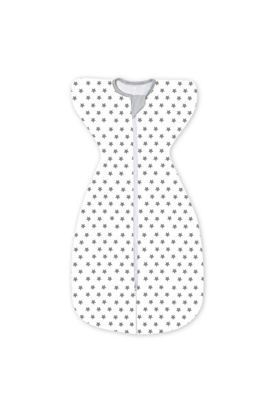 Kidizi Σύστημα Αλλαξιέρας Swaddel Comfort με Διπλό Φερμουάρ Λευκό Γκρι Αστέρι...