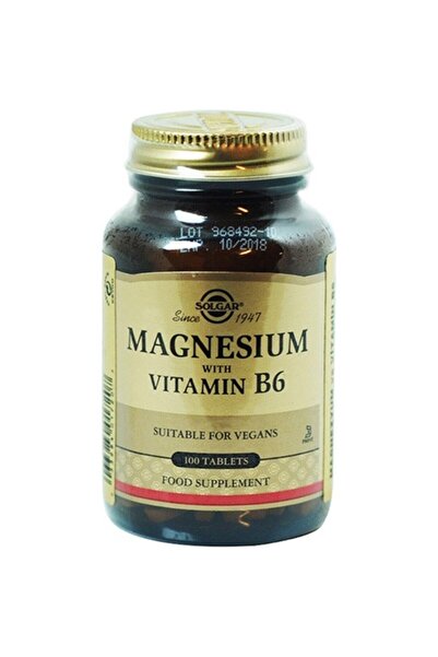 Solgar Magnesium with Vitamin B6 100 Tablets