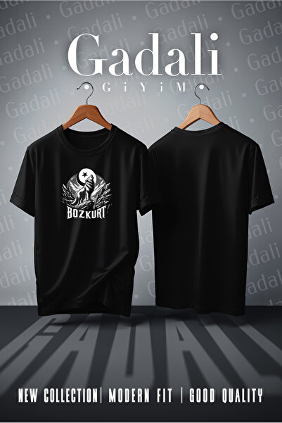 Gadali Unisex Bozkurt Printed T-Shirt