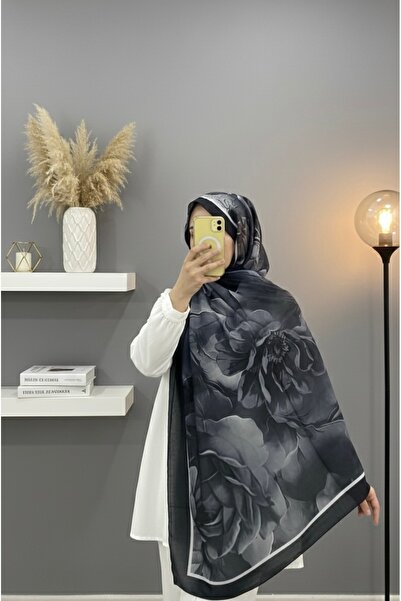 Diella Premium Rosali̇ Soft Cotton Shawl