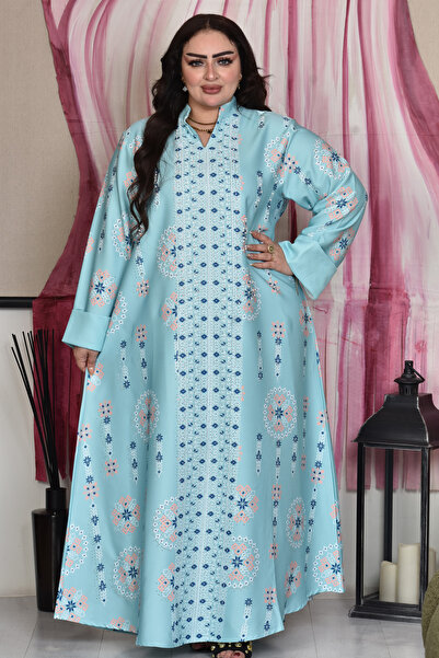 Lyaly aljlabyh فستان رمضاني نسائي واسع - قطن طبي معالج ضد الانكماش - بضمان لي...