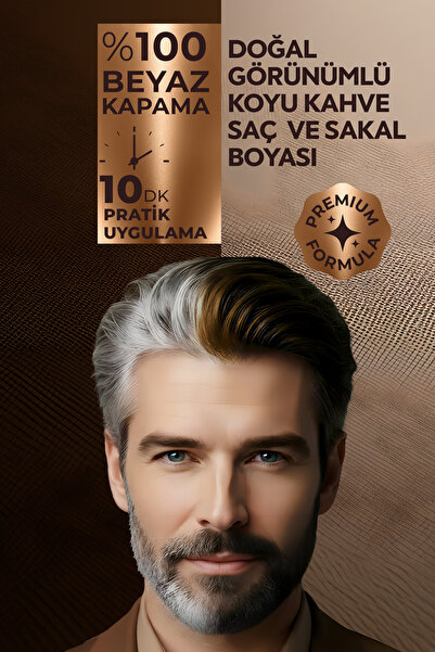 Softto Plus Expert Men Dark Brown Hair Color – Koyu Kahve / Geliştirilmiş Formül / Doğal Görünüm