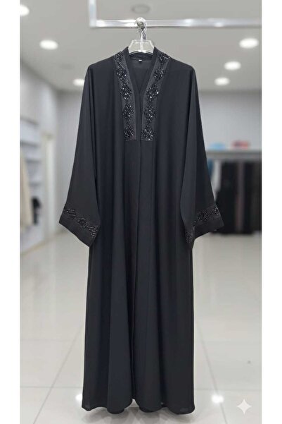 KREPS عباية بتصميم رائع قماش انترنت ملكي