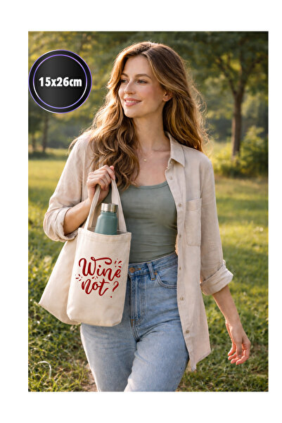 Parspera Geantă din pânză pentru termos și sticle de apă, pentru plajă, picni...