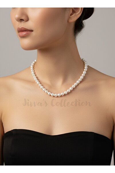 Jivva's Collection Bijuteri Pearl Necklace Choker