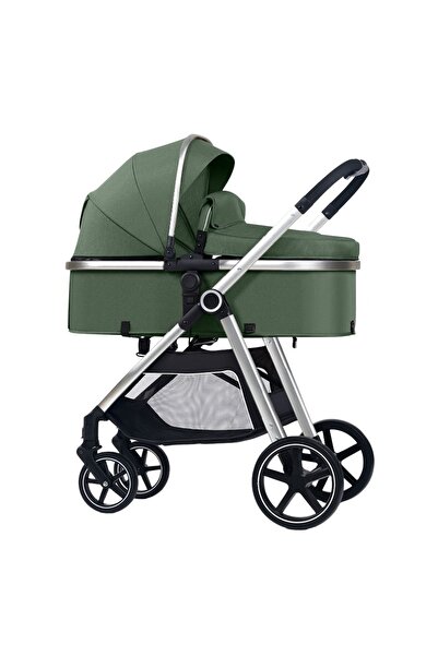 Kidizi Πολυλειτουργικό μετατρέψιμο καρότσι 2 σε 1 Moveo πράσινο, περιλαμβάνει...