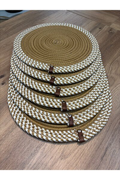 MaVaux Herakles 6 Pieces Wicker Plate Mat / American Service Lux Presentation...