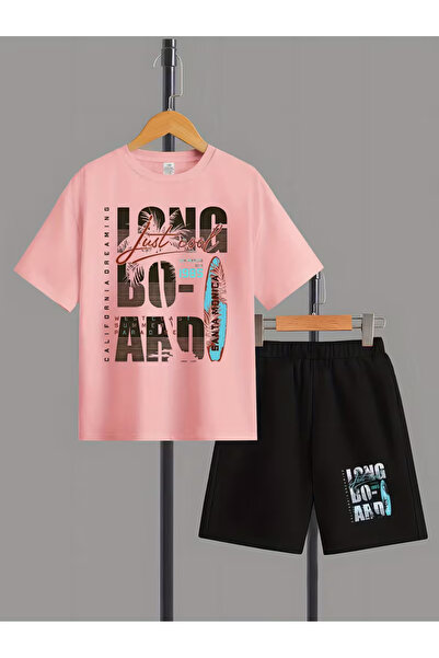 Cevval Σετ παιδικό μπλουζάκι και σορτς τσέπης