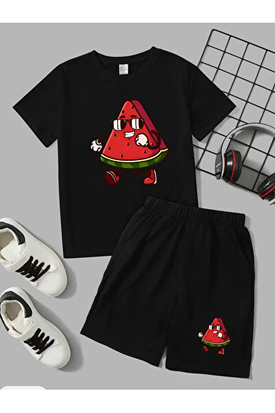 Cevval Set tricou și pantaloni scurți pentru copii (2 piese)