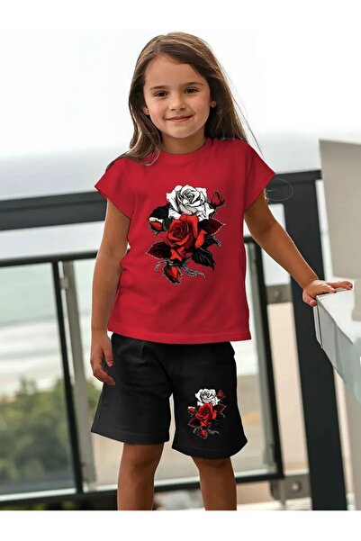 Cevval طقم تي شيرت وشورت جيب للأطفال