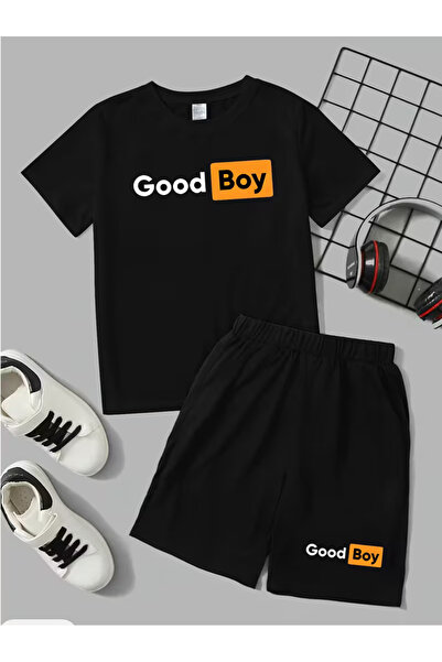 Cevval Σετ παιδικό μπλουζάκι και σορτς τσέπης