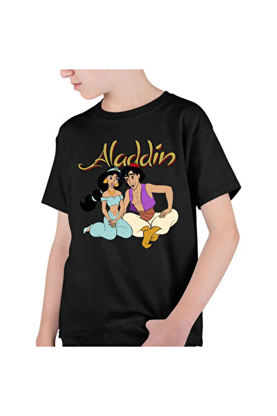 OEM Tricou Copii Baieti Aladdin Jasmine Covor Fermecat Printesa