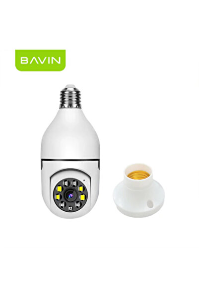 Bavin SC801 Smart Security Lens Bulb CCTV Camera 3MP WiFi Camera w/Motion Tra...