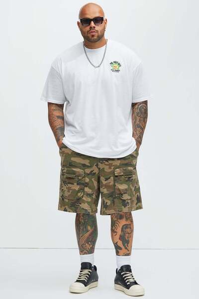 ARDSU Nova Men Hawk Cargo Rahat Şort - Kamuflaj,