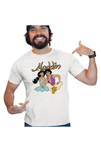OEM Men's T-Shirt Aladdin Jasmine Enchanted Carpet Princess