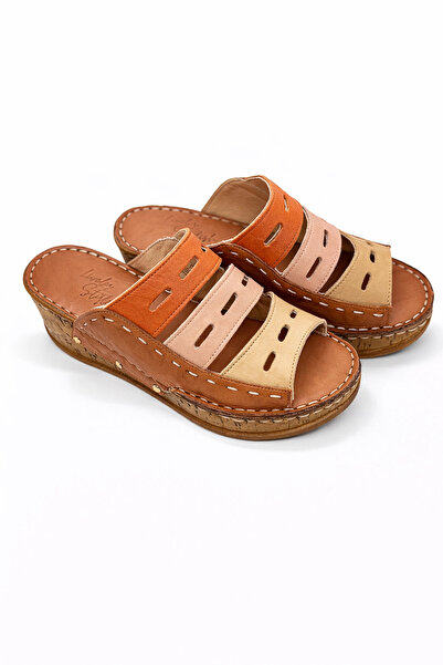 Lively Stylish Liora Women's Genuine Leather Brown Navy Blue Mustard Colored ...