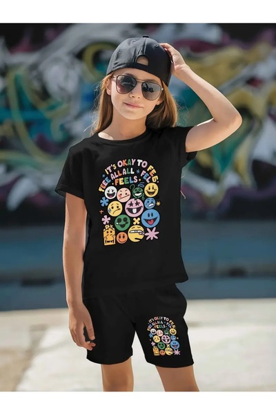 Cevval Dječja majica i set kratkih hlača sa džepovima