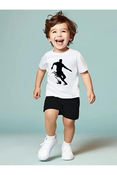 Cevval Σετ παιδικό μπλουζάκι και σορτς τσέπης