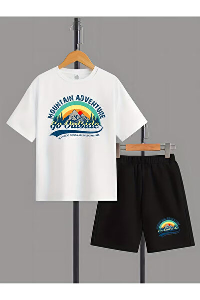 Cevval Dječja majica i set kratkih hlača sa džepovima