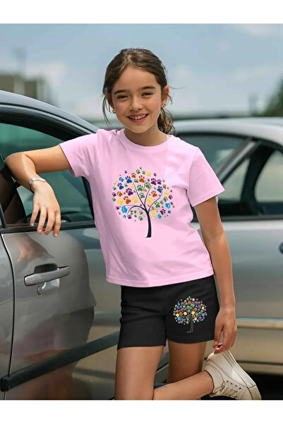 Cevval Set tricou și pantaloni scurți pentru copii (2 piese)