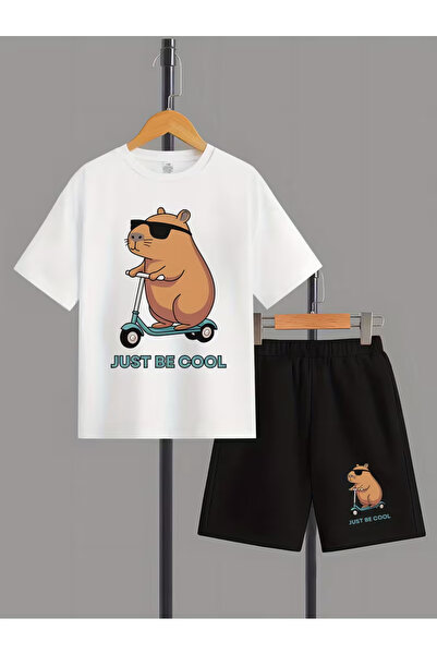 Cevval Dječja majica i set kratkih hlača sa džepovima